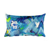 Mark My Path. Rectangular Pillow Abstract Deep