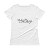Ladies Abstract Deep Logo Tee