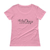 Ladies Abstract Deep Logo Tee