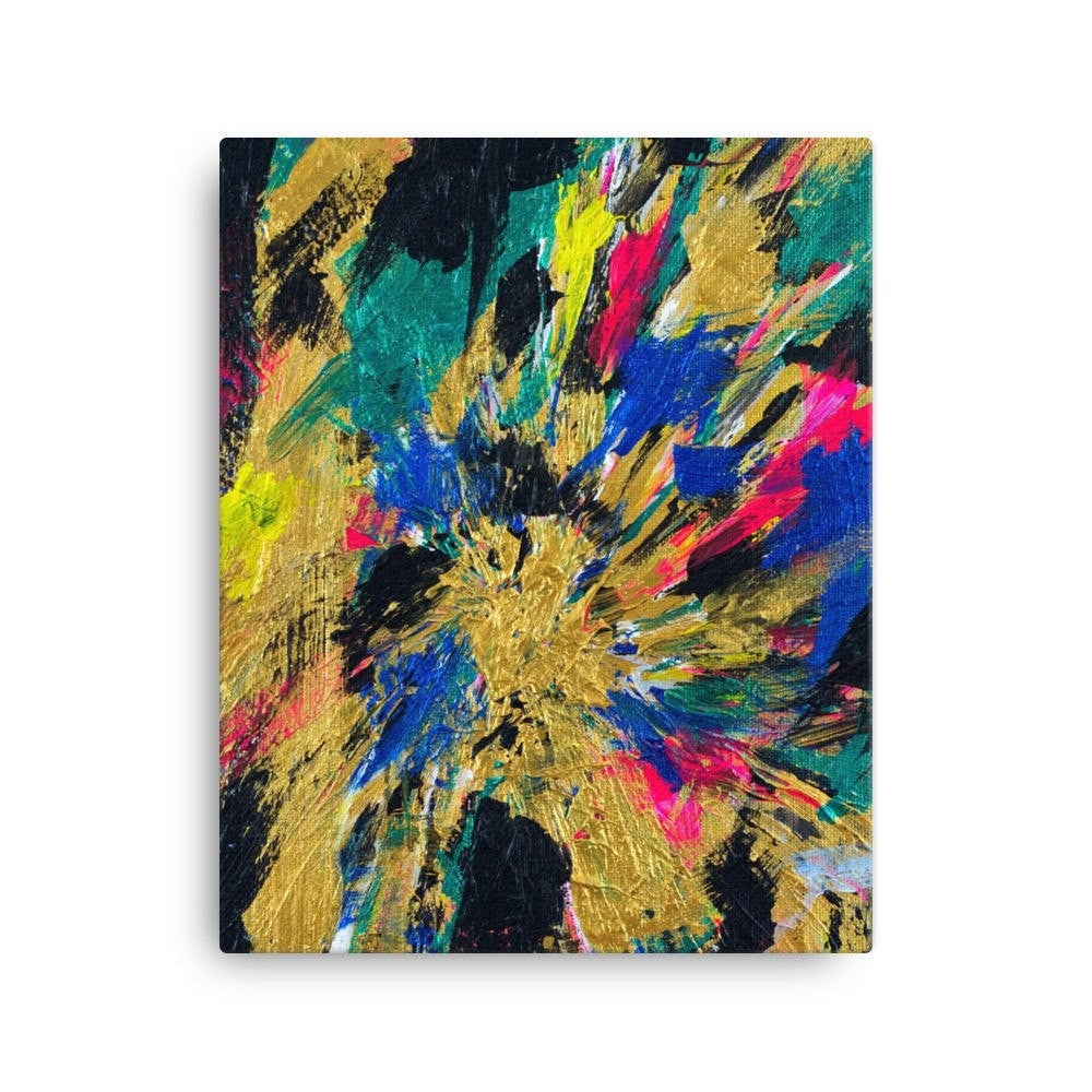 No Name. Canvas Abstract Deep