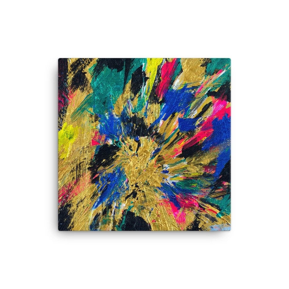 No Name. Canvas Abstract Deep