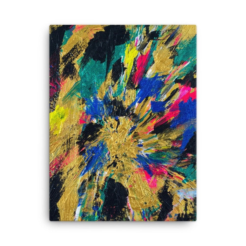 No Name. Canvas Abstract Deep