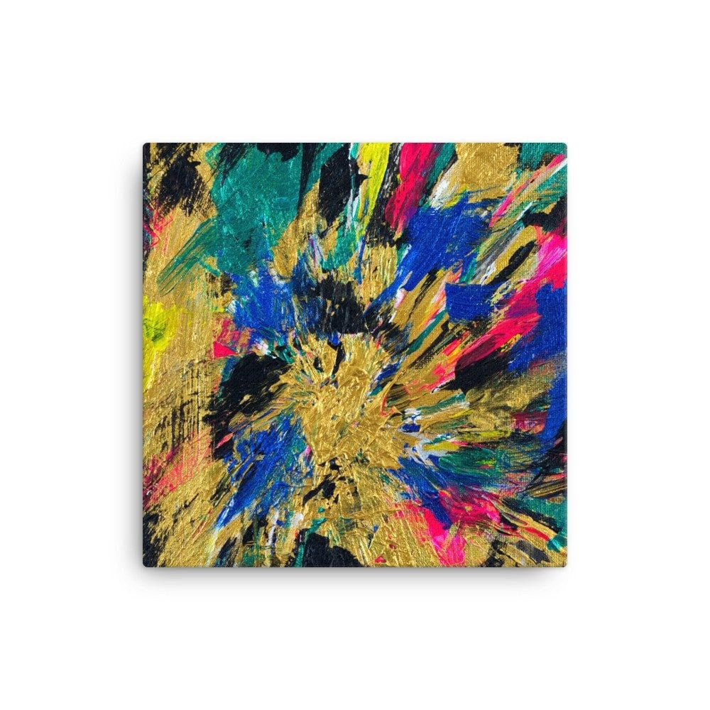 No Name. Canvas Abstract Deep