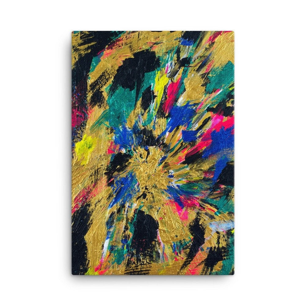 No Name. Canvas Abstract Deep