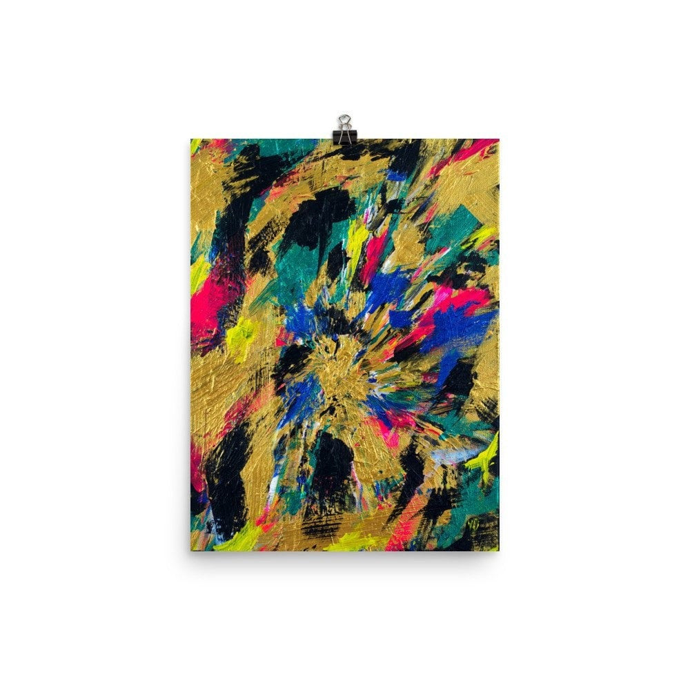 No Name. Enhanced Matte Paper Poster Abstract Deep