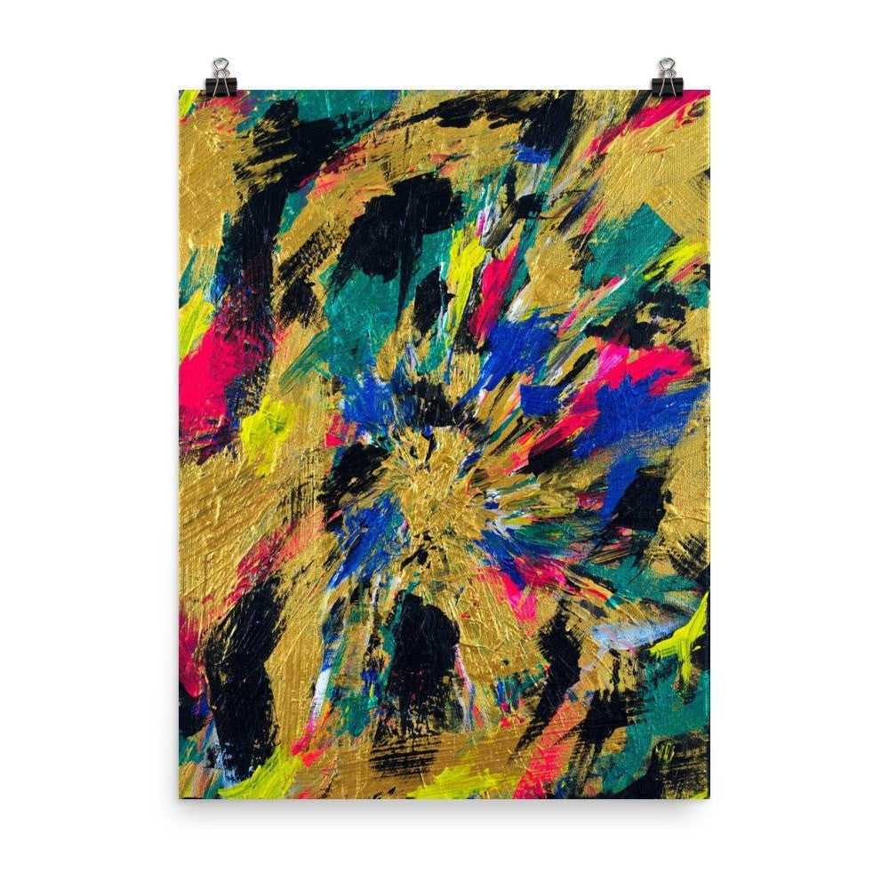No Name. Enhanced Matte Paper Poster Abstract Deep
