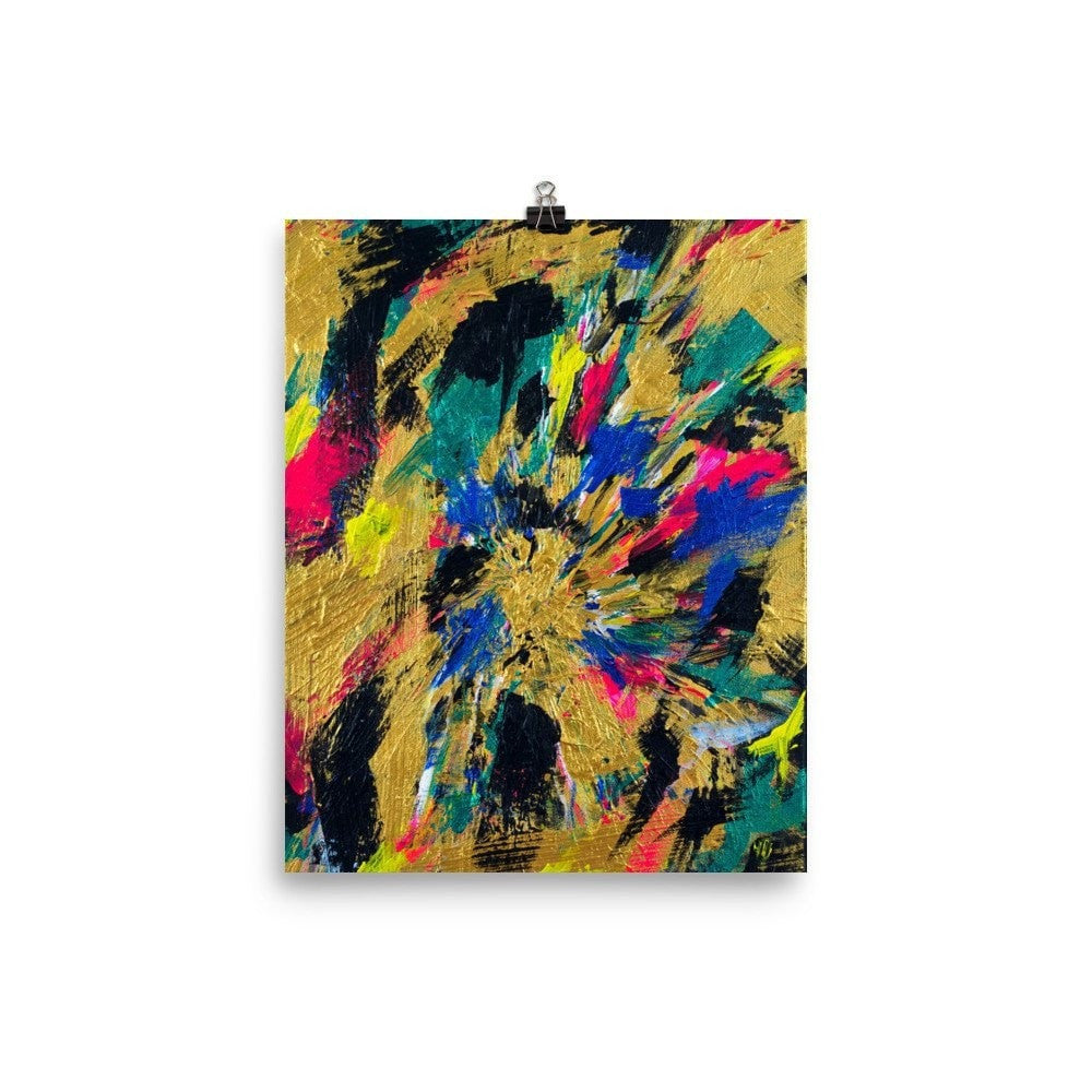 No Name. Enhanced Matte Paper Poster Abstract Deep