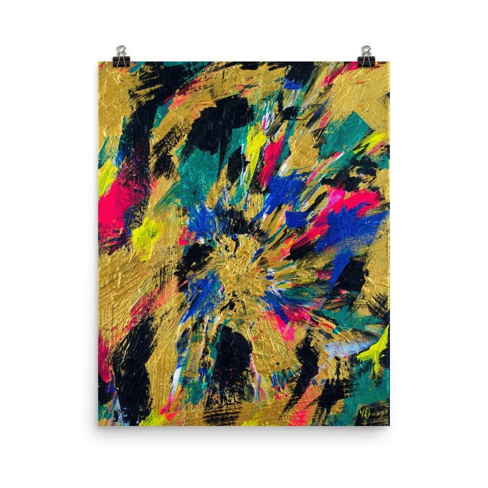 No Name. Enhanced Matte Paper Poster Abstract Deep