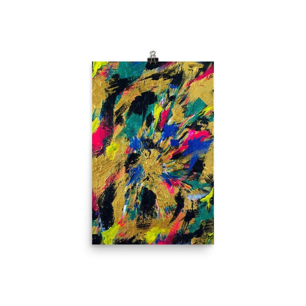 No Name. Enhanced Matte Paper Poster Abstract Deep