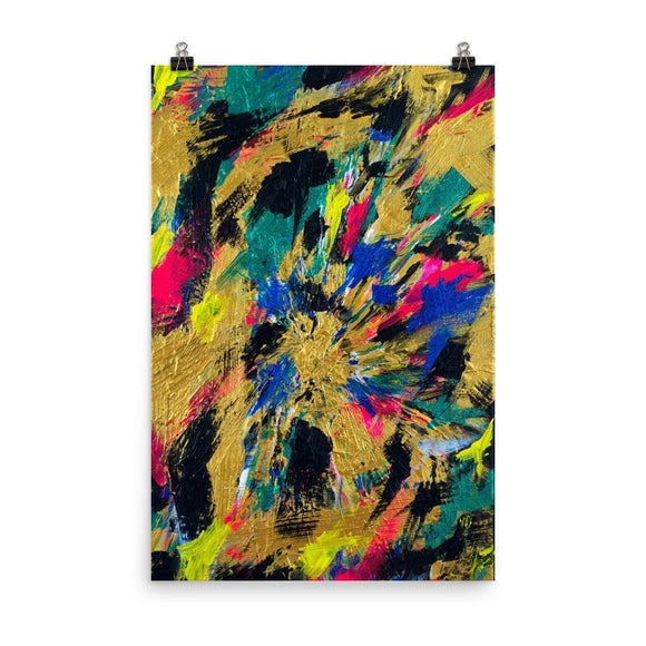 No Name. Enhanced Matte Paper Poster Abstract Deep
