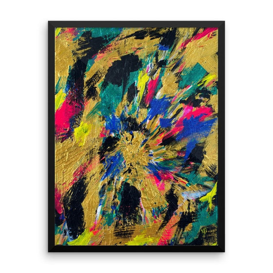 No Name. Premium Luster Photo Paper Framed Poster Abstract Deep