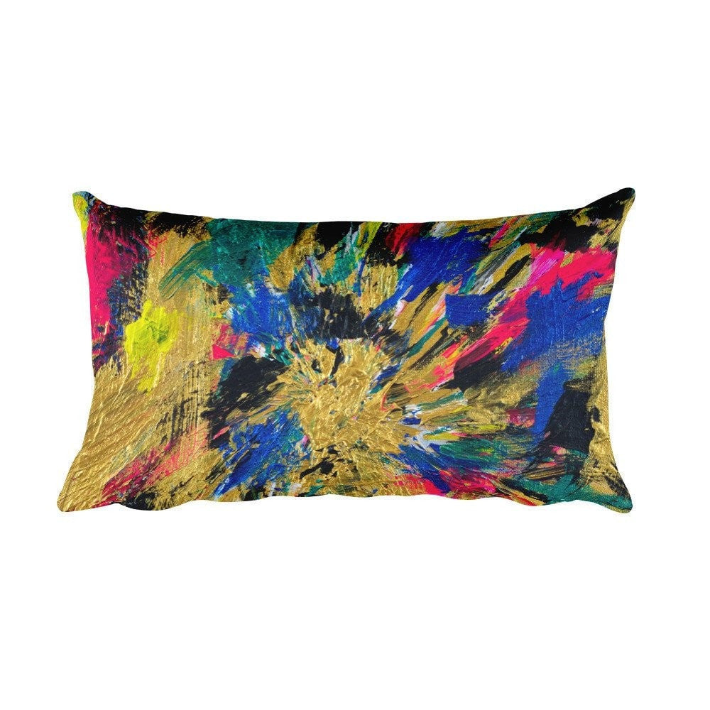 No Name. Rectangular Pillow Abstract Deep