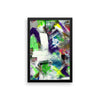Please Stay. Enhanced Matte Paper Framed Poster Abstract Deep
