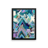 Plenty Of Time. Not Enough Time. Premium Luster Photo Paper Framed Poster Abstract Deep