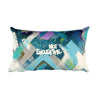 Plenty Of Time. Not Enough Time. Rectangular Pillow Abstract Deep