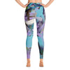 Plenty Of Time. Not Enough Time. Yoga Leggings Abstract Deep