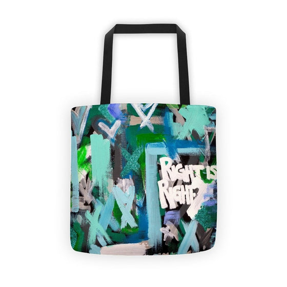 Right Is Right. Classic Tote Abstract Deep