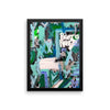 Right Is Right. Enhanced Matte Paper Framed Poster Abstract Deep