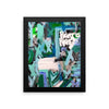 Right Is Right. Premium Luster Photo Paper Framed Poster Abstract Deep