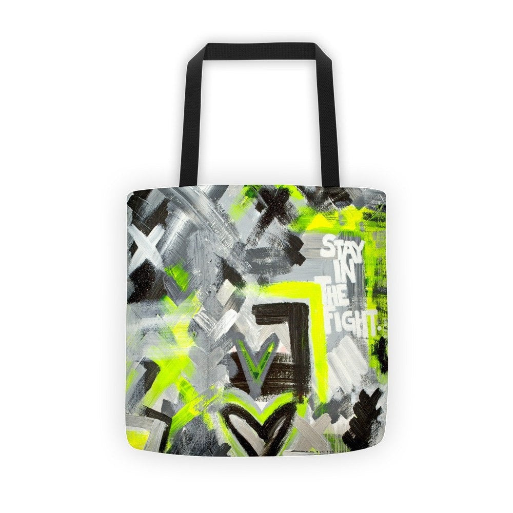 Stay In The Fight. Classic Tote Abstract Deep