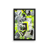 Stay In The Fight. Premium Luster Photo Paper Framed Poster Abstract Deep