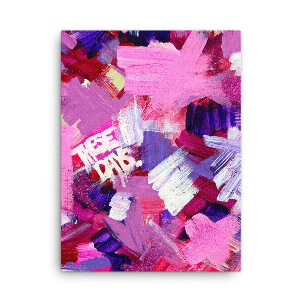 These Days. Canvas Abstract Deep