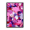 These Days.  Enhanced Matte Paper Framed Poster Abstract Deep