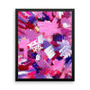 These Days.  Enhanced Matte Paper Framed Poster Abstract Deep