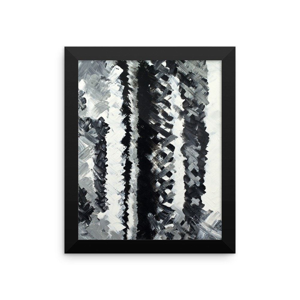 Up. Enhanced Matte Paper Framed Poster Abstract Deep