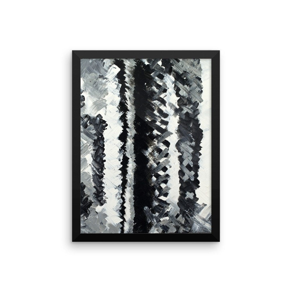 Up. Enhanced Matte Paper Framed Poster Abstract Deep