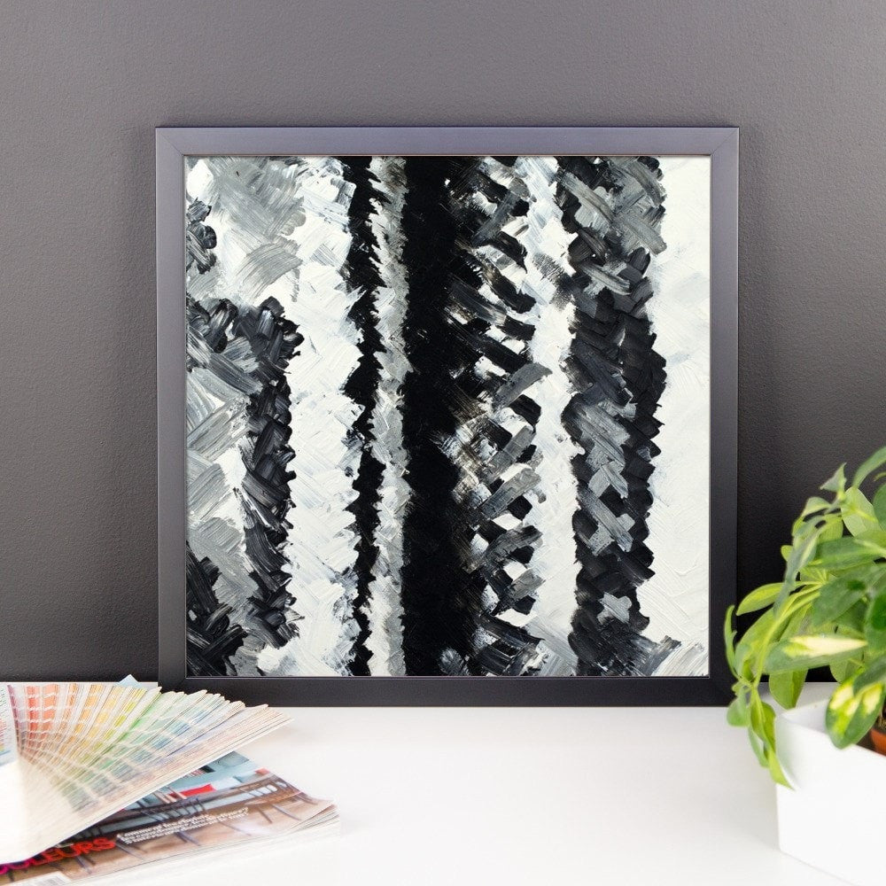 Up. Enhanced Matte Paper Framed Poster Abstract Deep