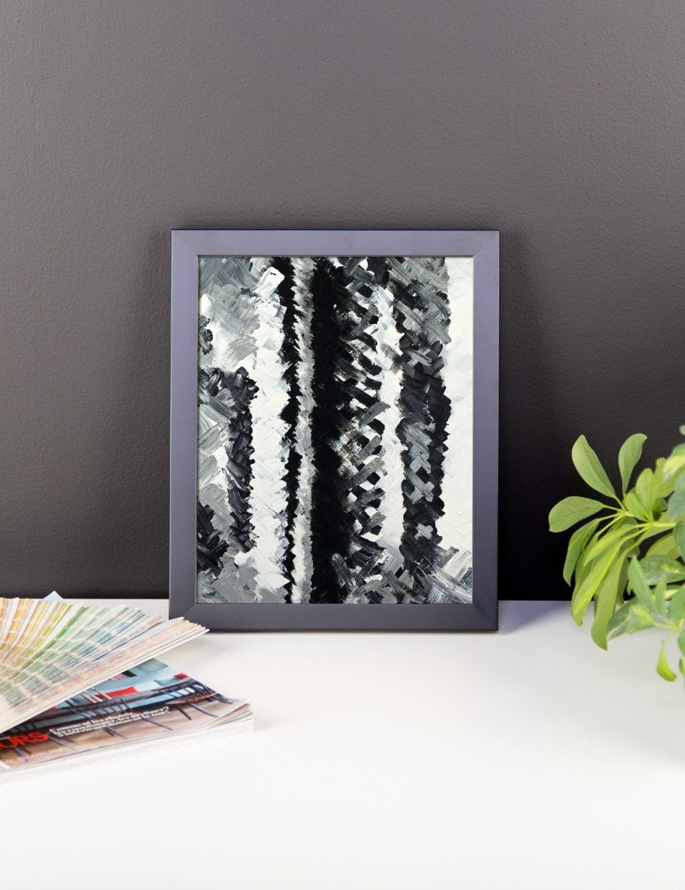 Up. Enhanced Matte Paper Framed Poster Abstract Deep