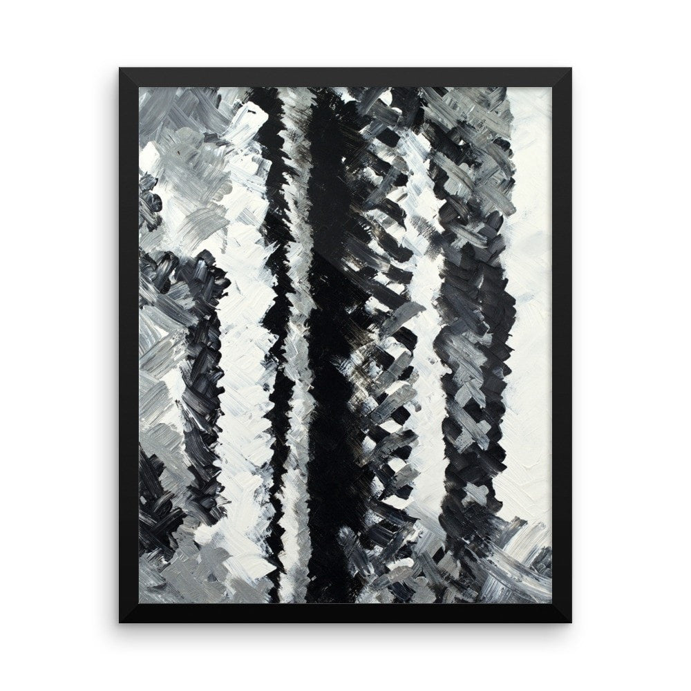 Up. Enhanced Matte Paper Framed Poster Abstract Deep