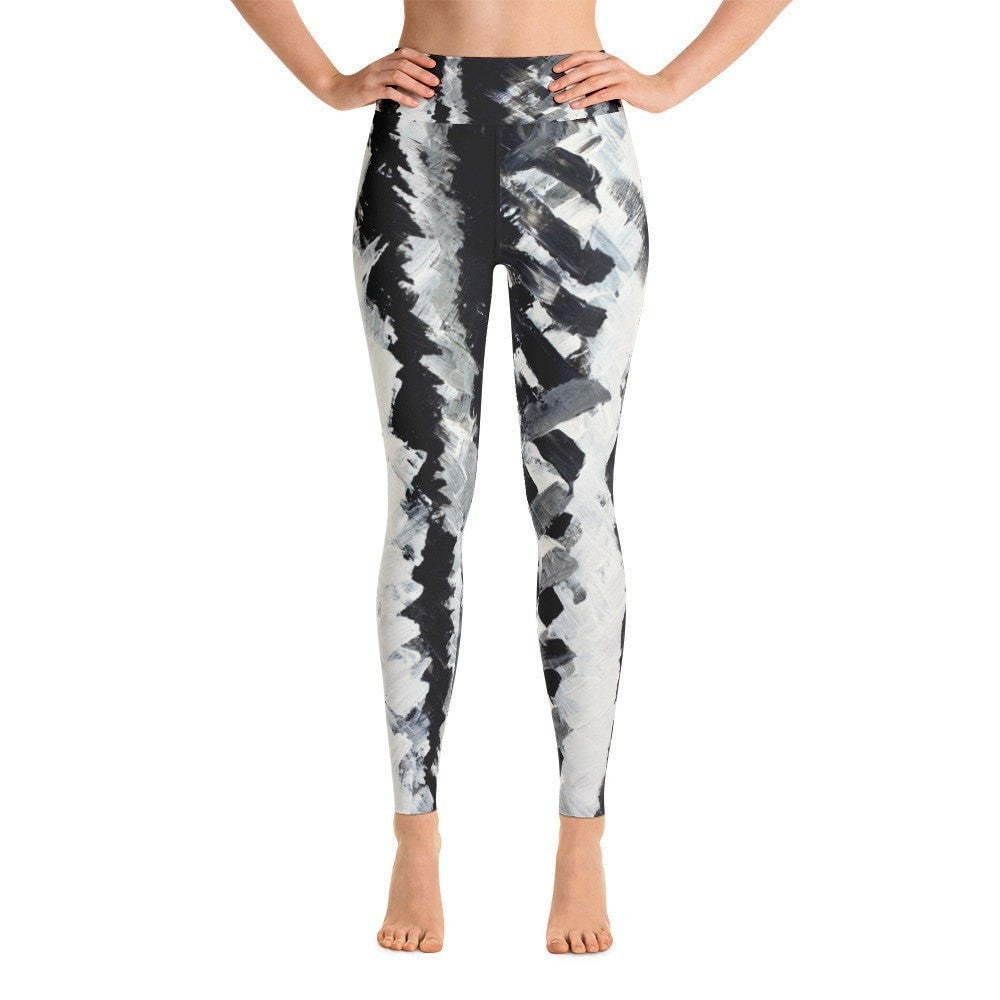 Up. Yoga Leggings Abstract Deep