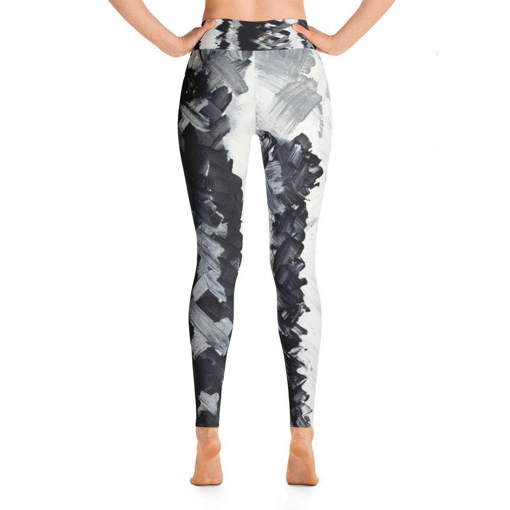 Up. Yoga Leggings Abstract Deep