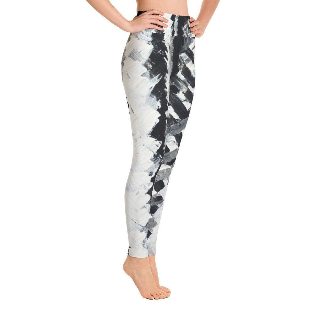 Up. Yoga Leggings Abstract Deep