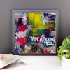 What A Fucking Mess. Enhanced Matte Paper Framed Poster Abstract Deep