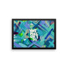 What More Can I Do. Enhanced Matte Paper Framed Poster Abstract Deep