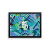 What More Can I Do. Enhanced Matte Paper Framed Poster Abstract Deep