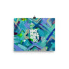 What More Can I Do. Enhanced Matte Paper Poster Abstract Deep